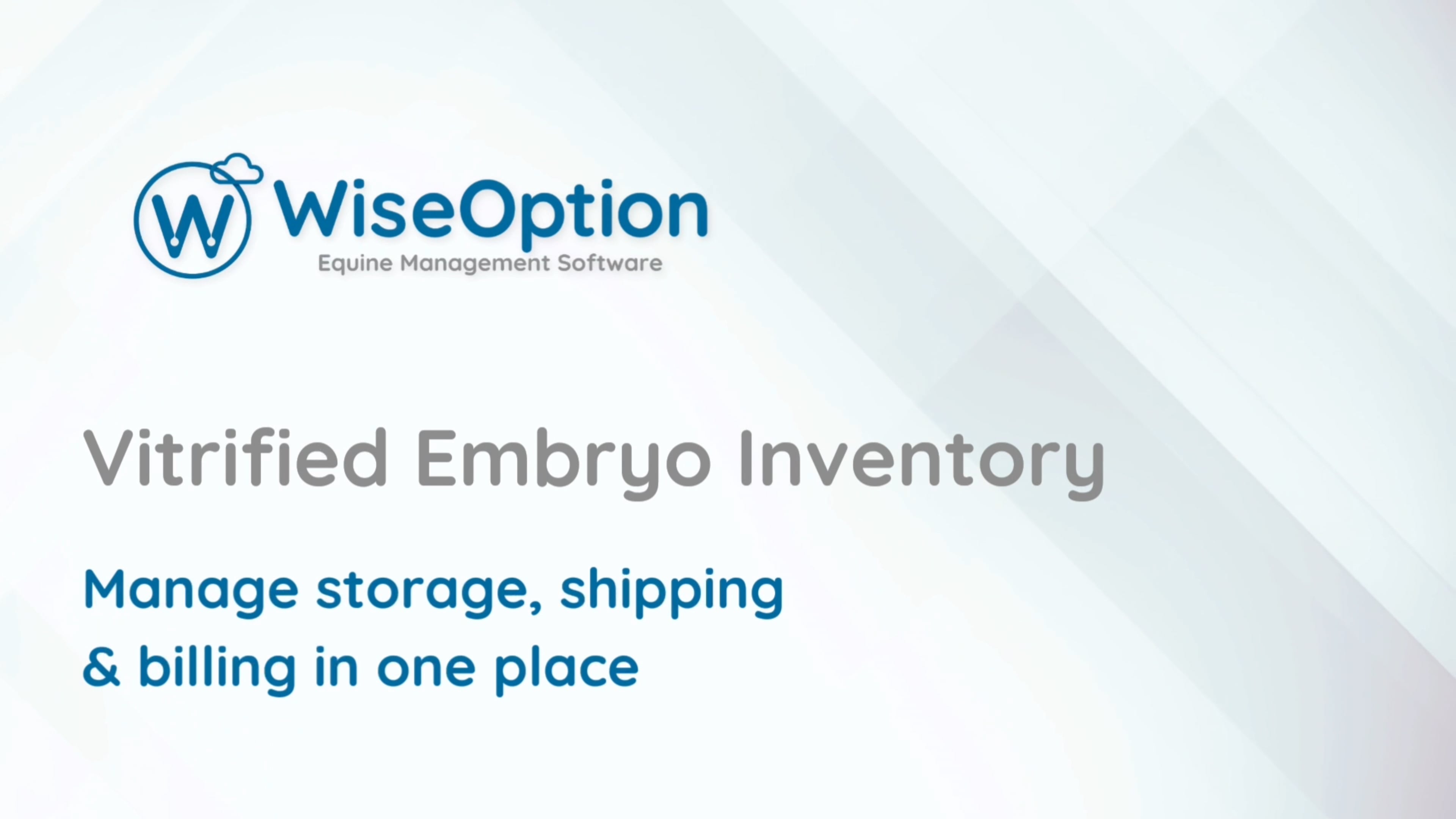 Vitrified Embryo Inventory